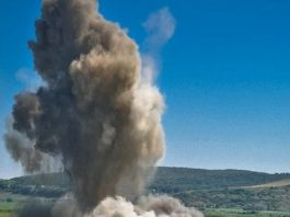 Explozie într-un poligon de distrugere a muniției din Botoșani. Doi răniți